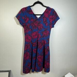 Banana Republic Floral Dress - Blue and Pink Size 4 great as a wedding dress